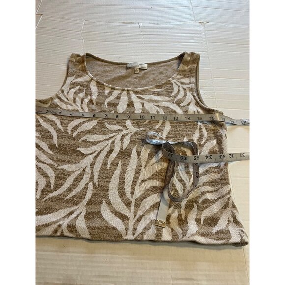 VTG-women’s St. John Sport By Marie Gray Sleeveless Knit Tank Top S Made In USA - Picture 6 of 7